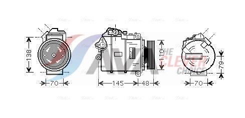 64526950152AQ2 BWAK317 Compressor, air conditioning