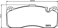 34116797860H 34116797860 34 11 6 797 860 6797860 8DB 355 014-041 BMW E82 -  Brake Pad Set, disc brake