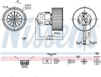 64119242607N 64119242607 64 11 9 242 607 9242607 87240 BMW F10 -  Interior Blower