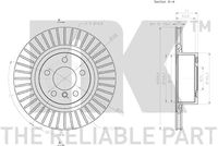 34206868936NK1 34206868936 34 20 6 868 936 6868936 2015105 BMW X3 (F25) -  Brake Disc