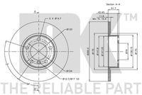 34116757751NK2 34116757751 34 11 6 757 751 6757751 311524  Brake Disc