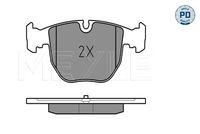 34116761252M2 34116761252 34 11 6 761 252 6761252 025 214 8619/PD BMW E38 -  Brake Pad Set, disc brake