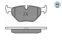 34216761238M2 34216761238 34 21 6 761 238 6761238 025 216 0717/PD BMW Z3 (E36) -  Brake Pad Set, disc brake