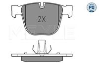 34212283366M2 34212283366 34 21 2 283 366 2283366 025 237 3017/PD BMW E90 -  Brake Pad Set, disc brake