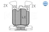 34212284766M1 34212284766 34 21 2 284 766 2284766 025 250 2916 BMW F83 M4 convertible -  Brake Pad Set, disc brake