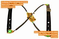 51332756084V 51332756084 51 33 2 756 084 2756084 V20-3764 MINI R55 LCI -  Window Regulator