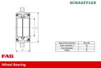 33406850159FG 33406850159 33 40 6 850 159 6850159 713 6495 00  Wheel Bearing Kit